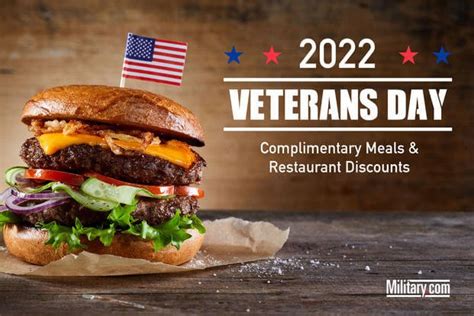 Veterans to get free meals, deals and discounts for the upcoming holiday: Here's where